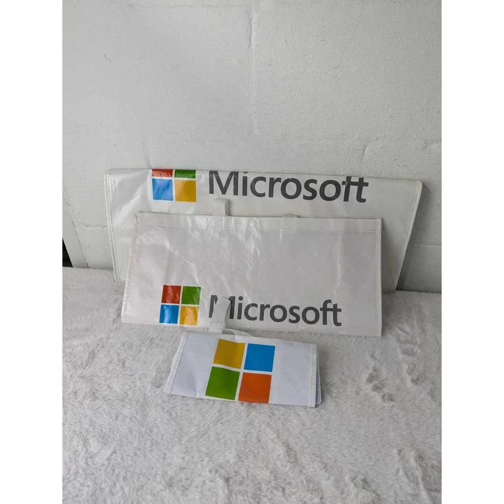 Microsoft Store Tote Bags Exclusive Set Of‎ 3